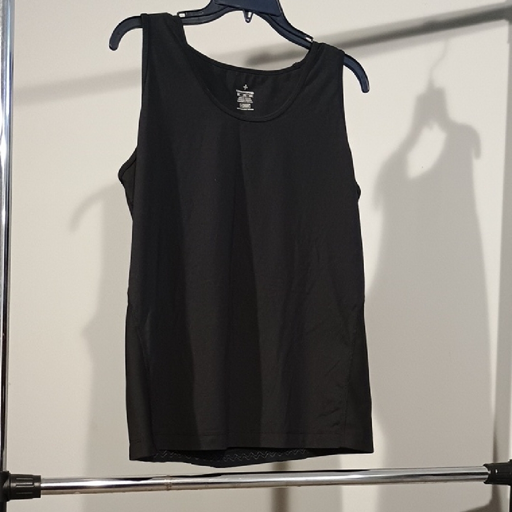 Tommie Cooper women's lower back support Black Tank Top